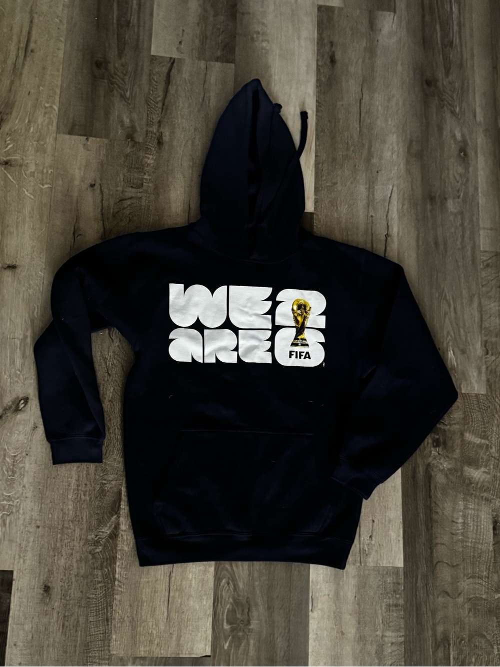 Black 'We Are' FIFA Logo Men's Hoodie